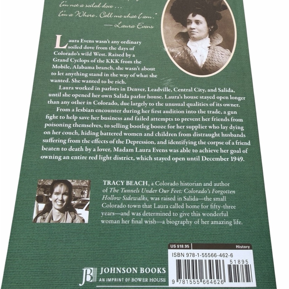 Historical Softcover book My LifeAs a (Soiled Dove) Biography of Laura Evens - Picture 2 of 8